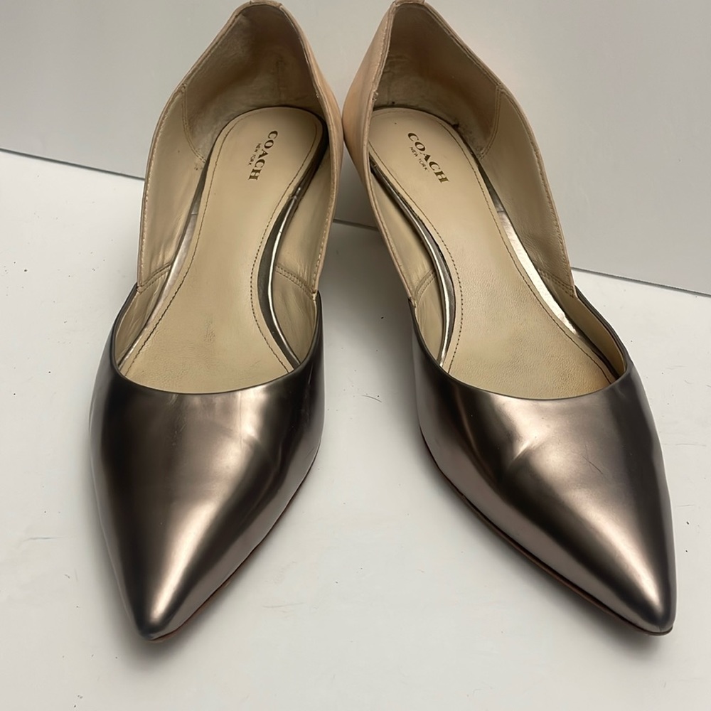 Coach Chamber Mirror Pumps 9.5B